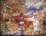 James Ensor Christ in Agony oil on canvas